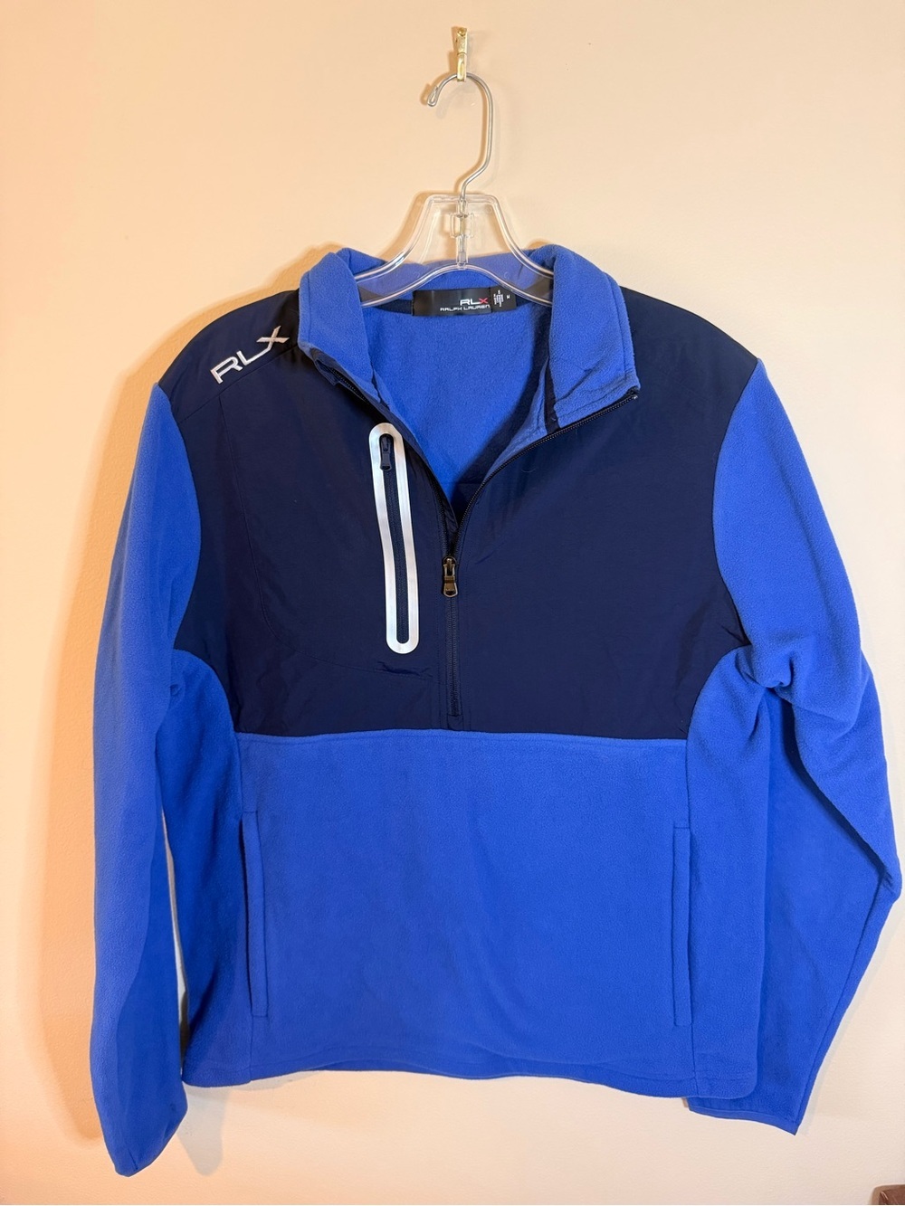 Ralph Lauren RLX Royal Blue Fleece Pullover